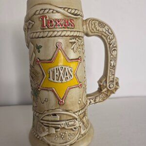 **Vintage** Budweiser 1981 Limited Edition Texas Beer Stein